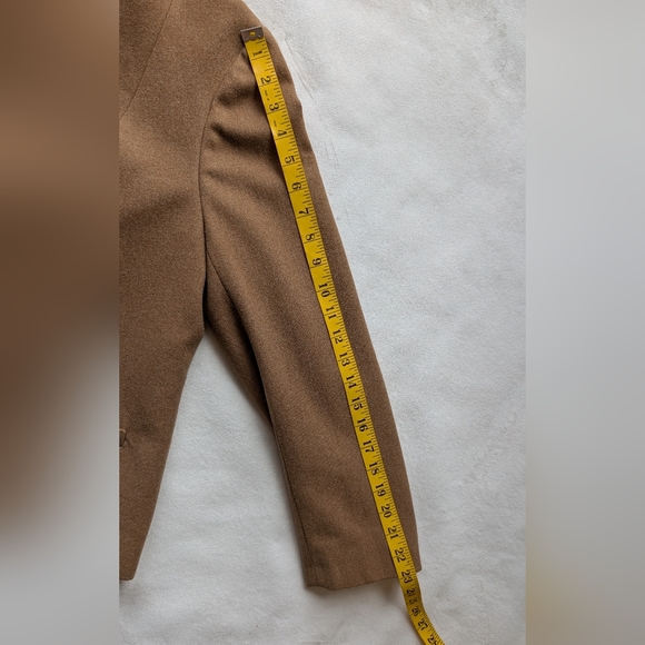 Vintage Pendleton Women's Camel Brown Wool Jacket Blazer Made In USA - Picture 15 of 16